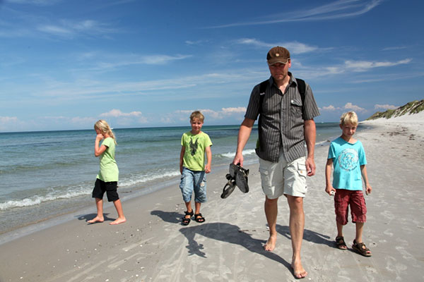 Gåtur på stranden