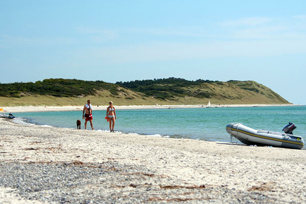 Gåtur på stranden