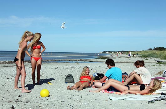 Aktivitet på stranden