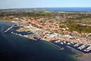 Luftfoto af Ebeltoft Havn